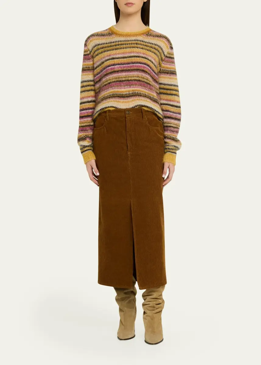 Etoile Isabel Marant Morine Striped Mohair-Blend Sweater | Thumbnail 2 Etoile Isabel Marant Morine Striped Mohair-Blend Sweater | Thumbnail 2