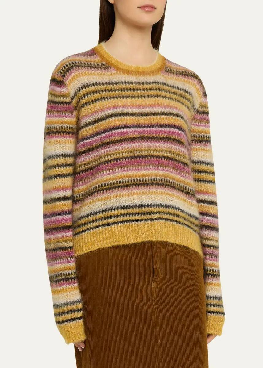 Etoile Isabel Marant Morine Striped Mohair-Blend Sweater | Thumbnail 4 Etoile Isabel Marant Morine Striped Mohair-Blend Sweater | Thumbnail 4