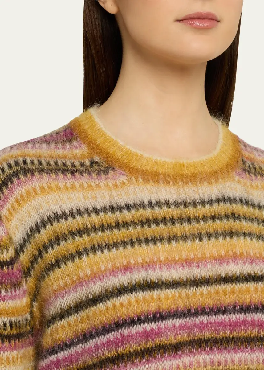 Etoile Isabel Marant Morine Striped Mohair-Blend Sweater | Thumbnail 5 Etoile Isabel Marant Morine Striped Mohair-Blend Sweater | Thumbnail 5
