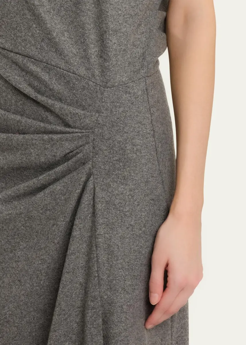 Etoile Isabel Marant Naerys Asymmetric Knit Midi Dress | Thumbnail 5 Etoile Isabel Marant Naerys Asymmetric Knit Midi Dress | Thumbnail 5
