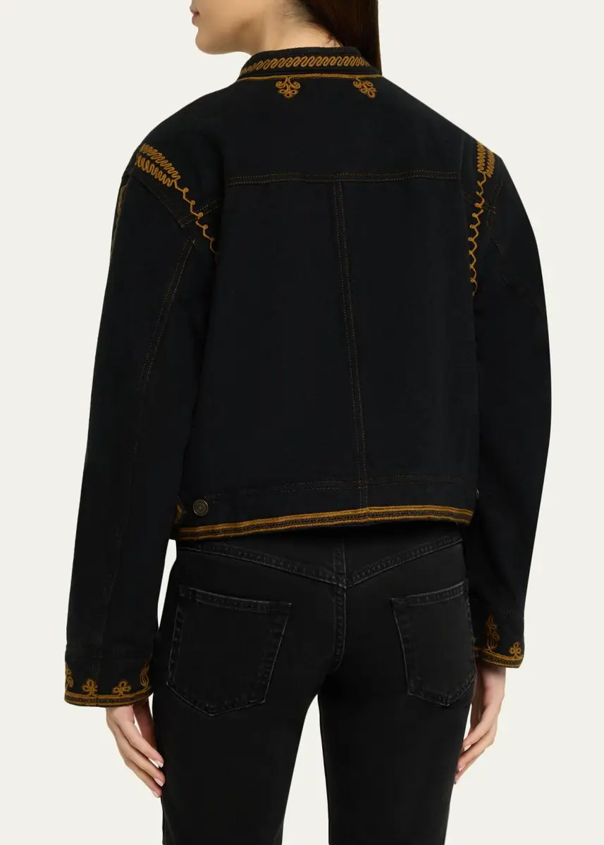 Etoile Isabel Marant Emalia Embroidered Military-Style Jacket | Thumbnail 3 Etoile Isabel Marant Emalia Embroidered Military-Style Jacket | Thumbnail 3