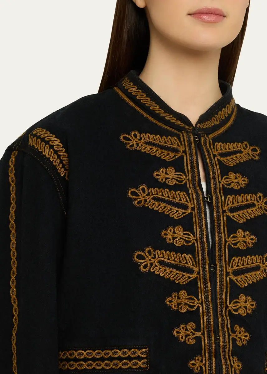 Etoile Isabel Marant Emalia Embroidered Military-Style Jacket | Thumbnail 5 Etoile Isabel Marant Emalia Embroidered Military-Style Jacket | Thumbnail 5