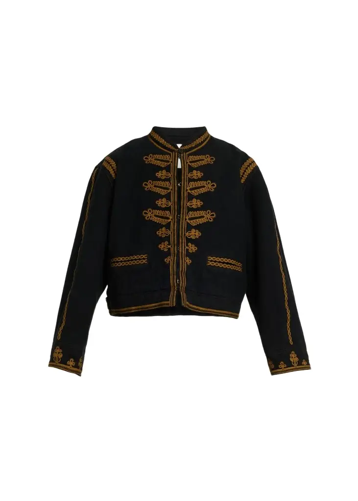 Etoile Isabel Marant Emalia Embroidered Military-Style Jacket