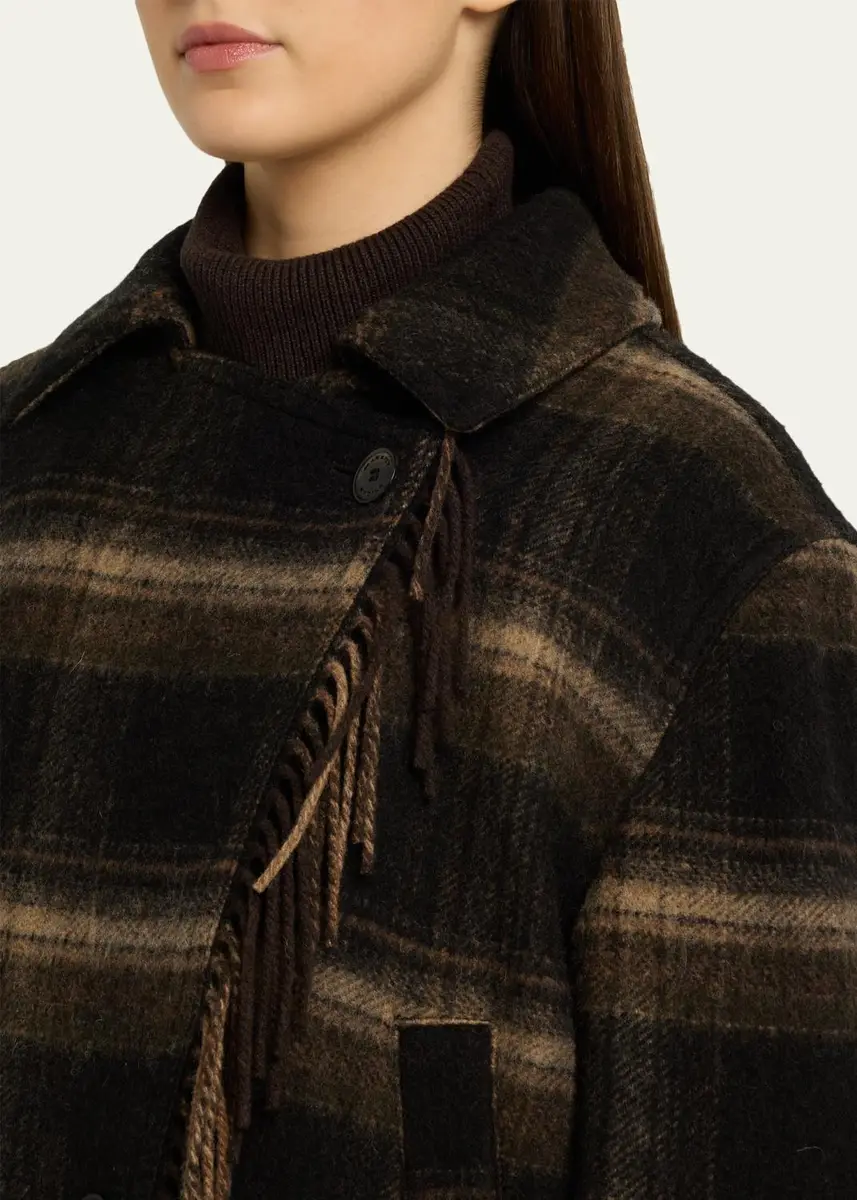 Etoile Isabel Marant Galeane Plaid Wool Crop Jacket | Thumbnail 5 Etoile Isabel Marant Galeane Plaid Wool Crop Jacket | Thumbnail 5