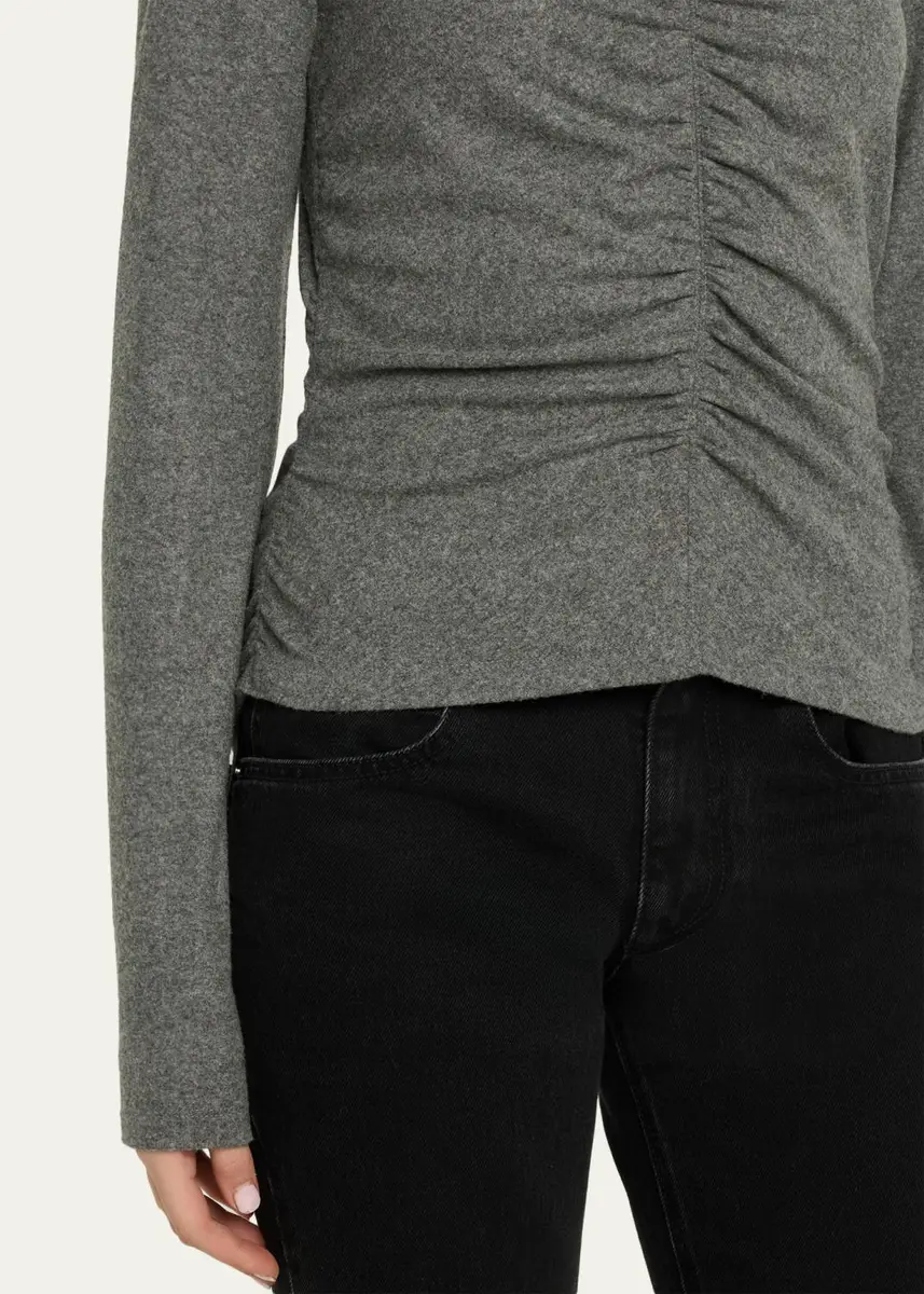 Etoile Isabel Marant Delsea Ruched Long-Sleeve Top | Thumbnail 5 Etoile Isabel Marant Delsea Ruched Long-Sleeve Top | Thumbnail 5
