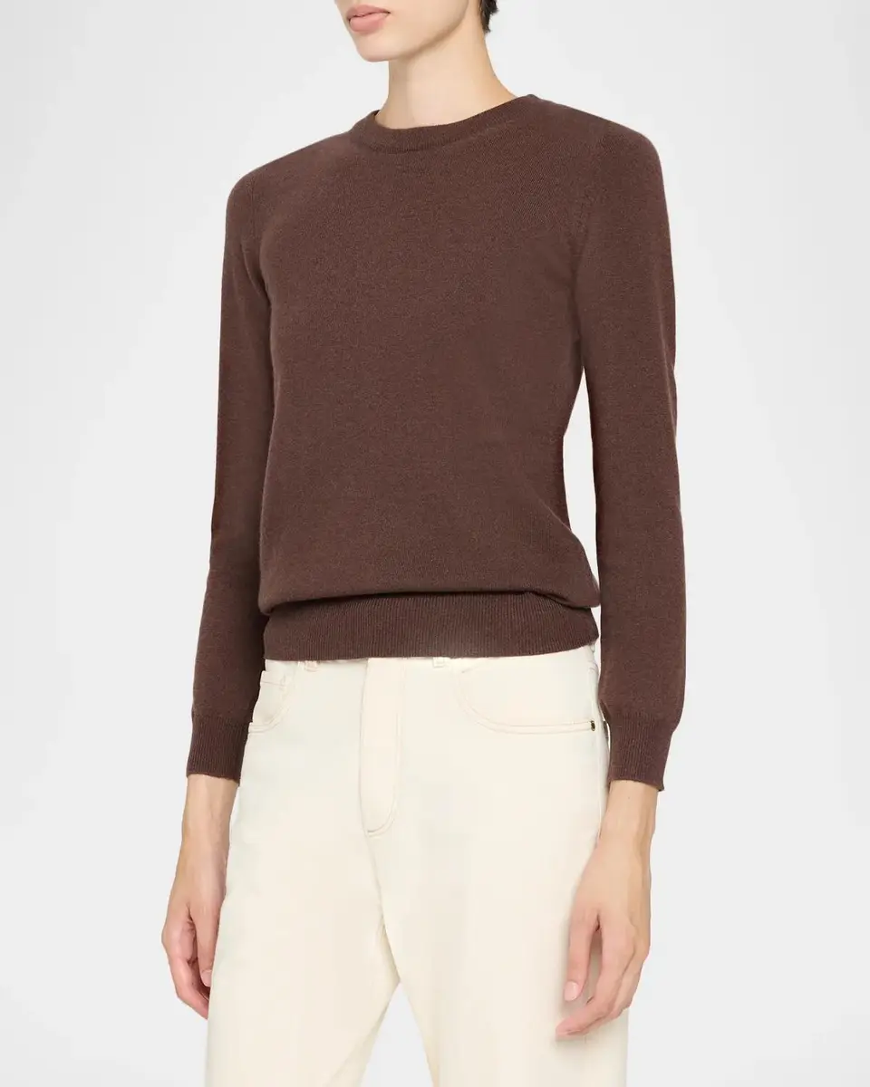 Brunello Cucinelli Cashmere Rib Crewneck Sweater | Thumbnail 4 Brunello Cucinelli Cashmere Rib Crewneck Sweater | Thumbnail 4