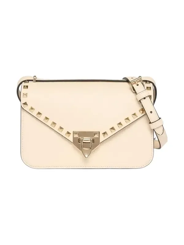Small Rockstud Leather Shoulder Bag