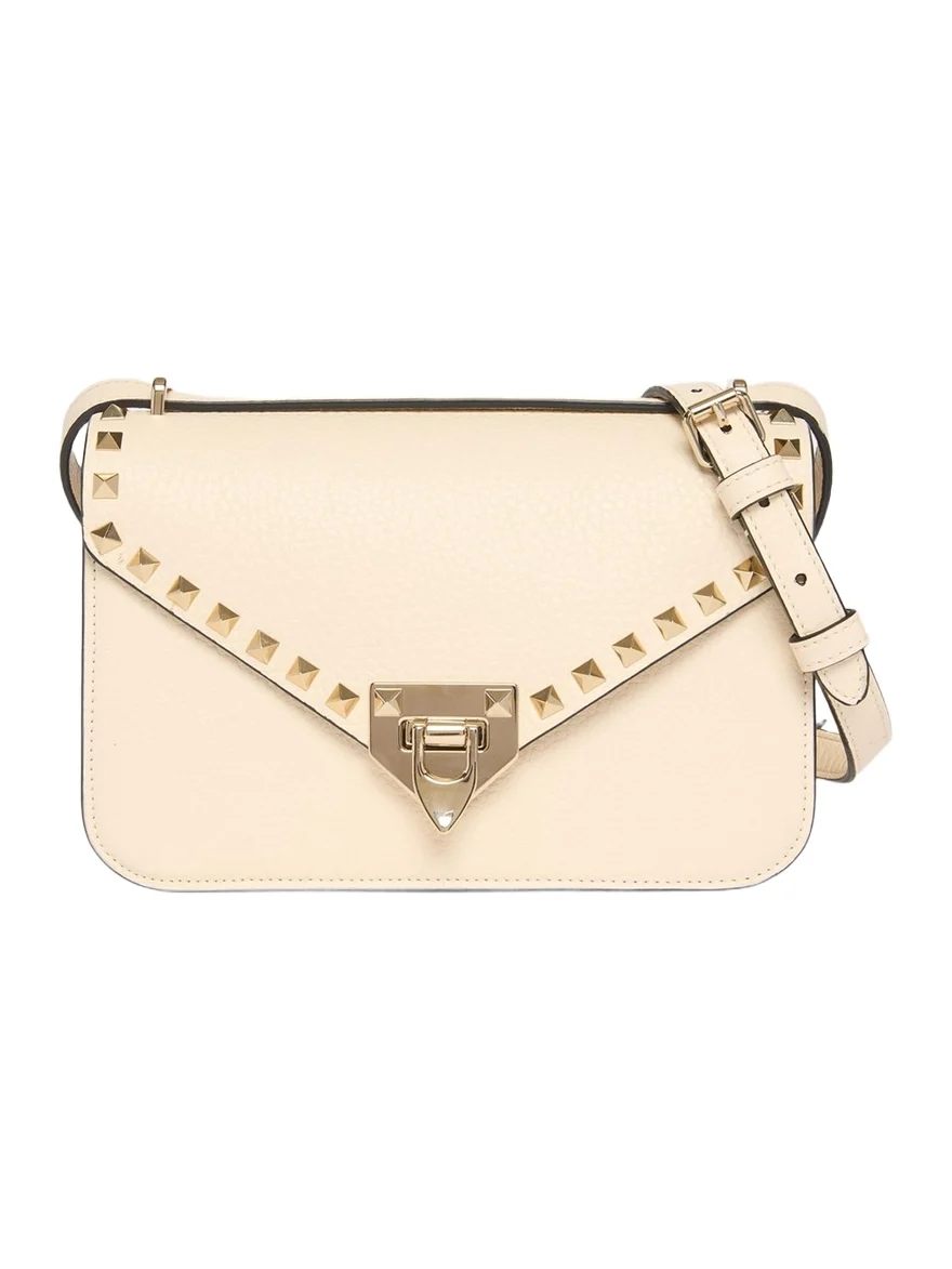Small Rockstud Leather Shoulder Bag Small Rockstud Leather Shoulder Bag