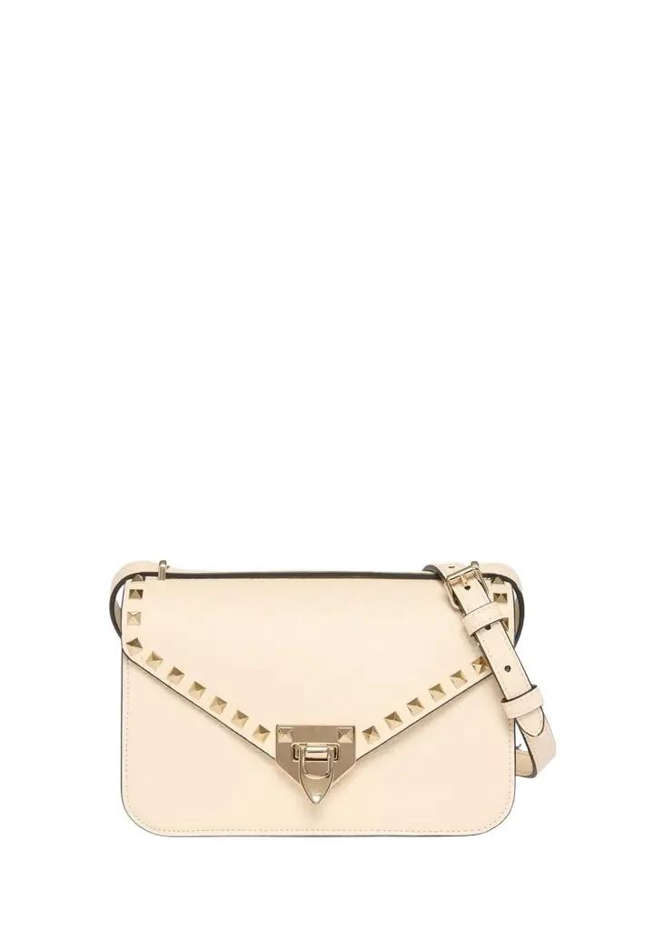 Valentino Garavani Small Rockstud Leather Shoulder Bag | Image 1 Valentino Garavani Small Rockstud Leather Shoulder Bag | Image 1