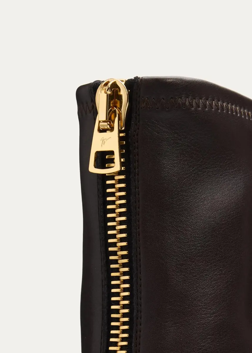 Giuseppe Zanotti 25mm Leather Combat Boots | Thumbnail 3 Giuseppe Zanotti 25mm Leather Combat Boots | Thumbnail 3