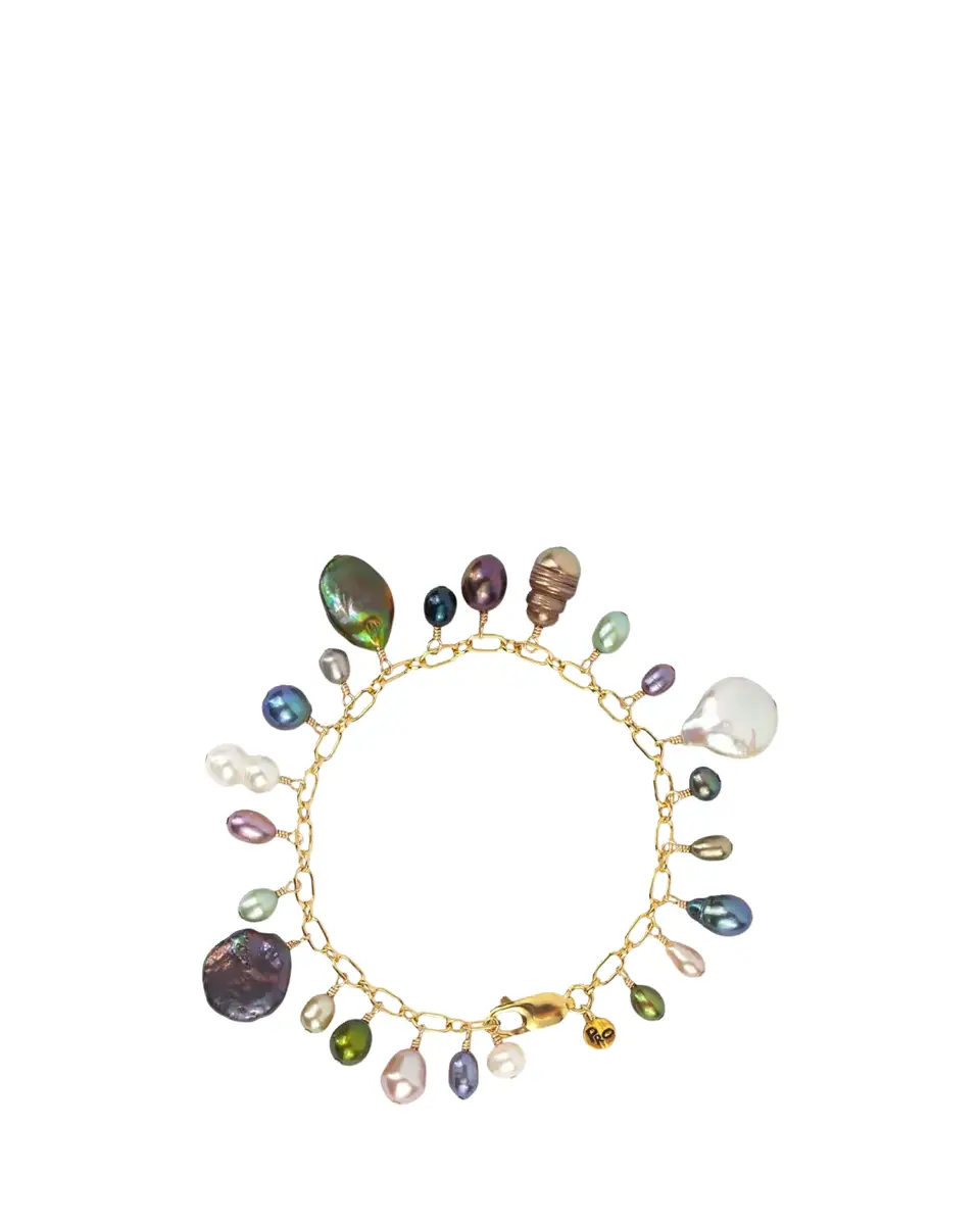 Presley Oldham Compost Bracelet with Multicolor Pearls | Thumbnail 2 Presley Oldham Compost Bracelet with Multicolor Pearls | Thumbnail 2