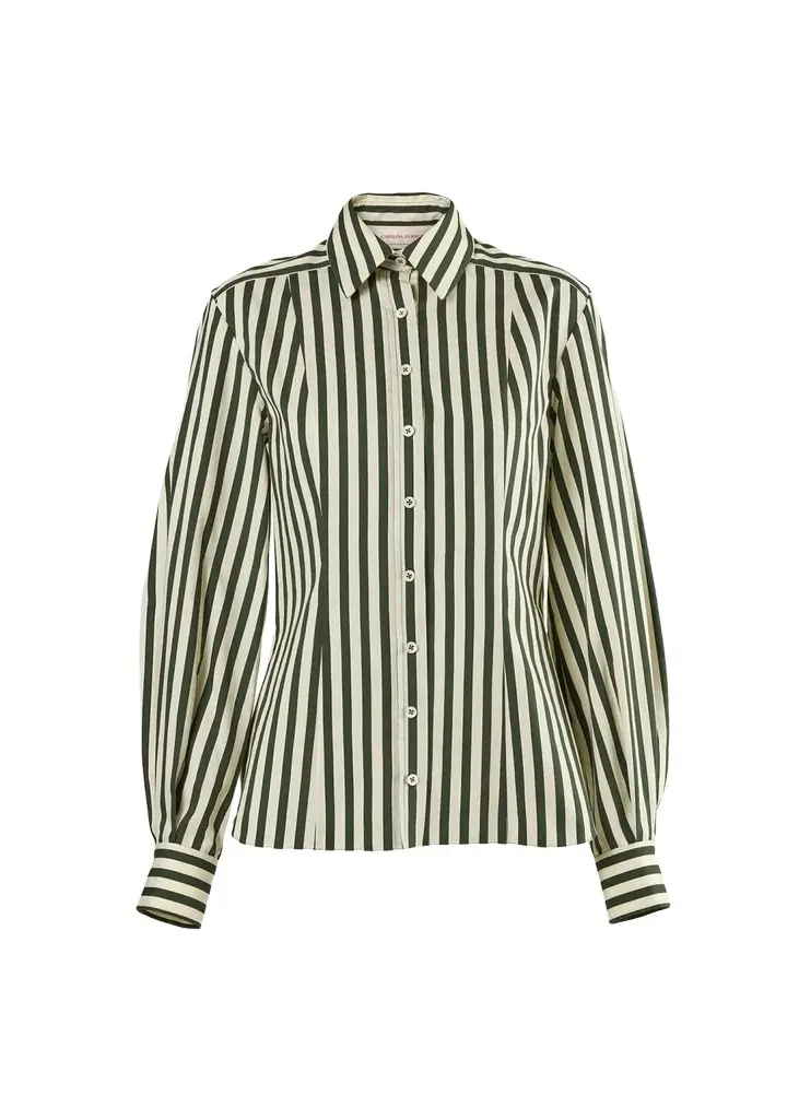 Carolina Herrera Isabella Striped Cotton Shirt | Image 1 Carolina Herrera Isabella Striped Cotton Shirt | Image 1