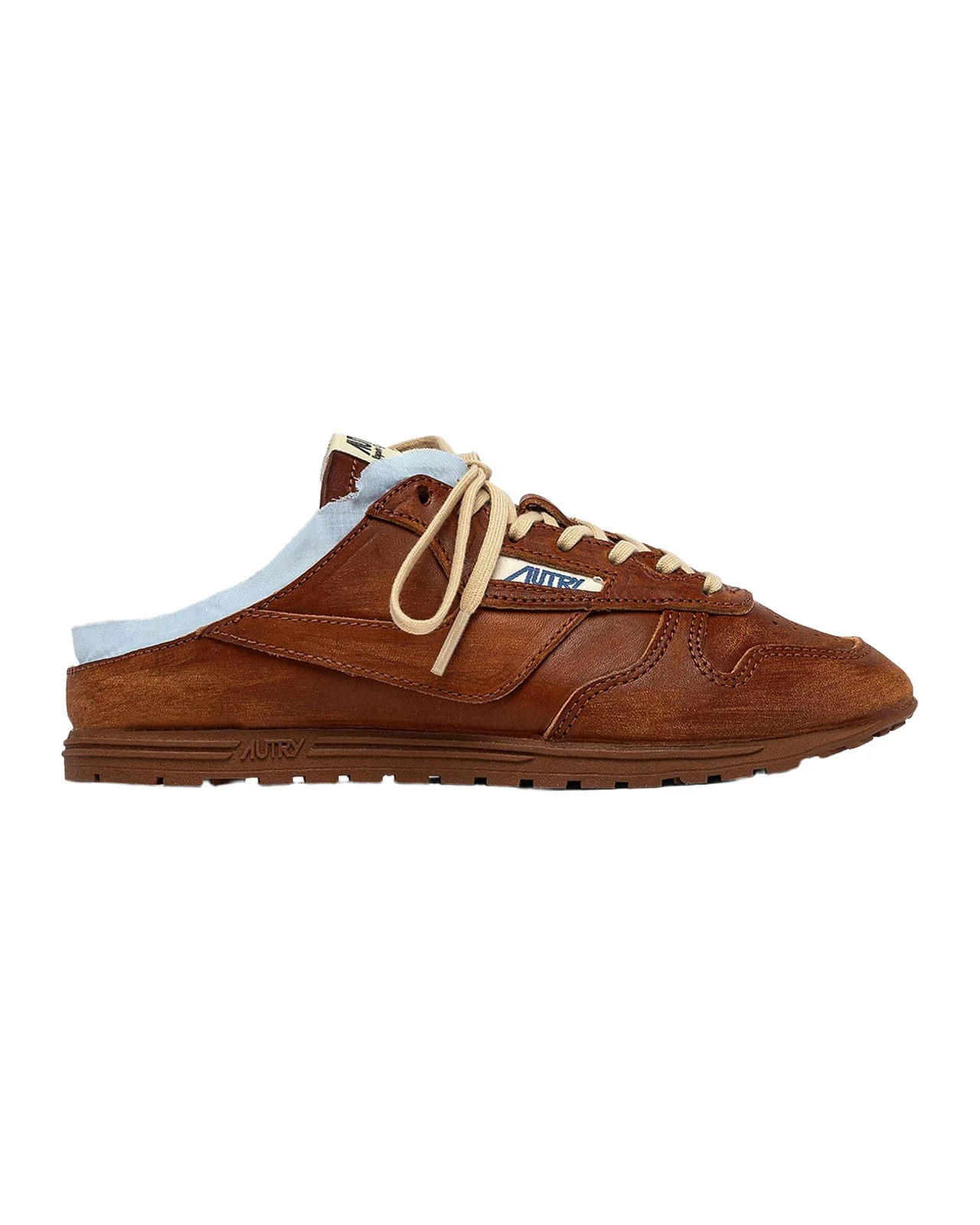 Autry Windspin Leather Sneaker Mules