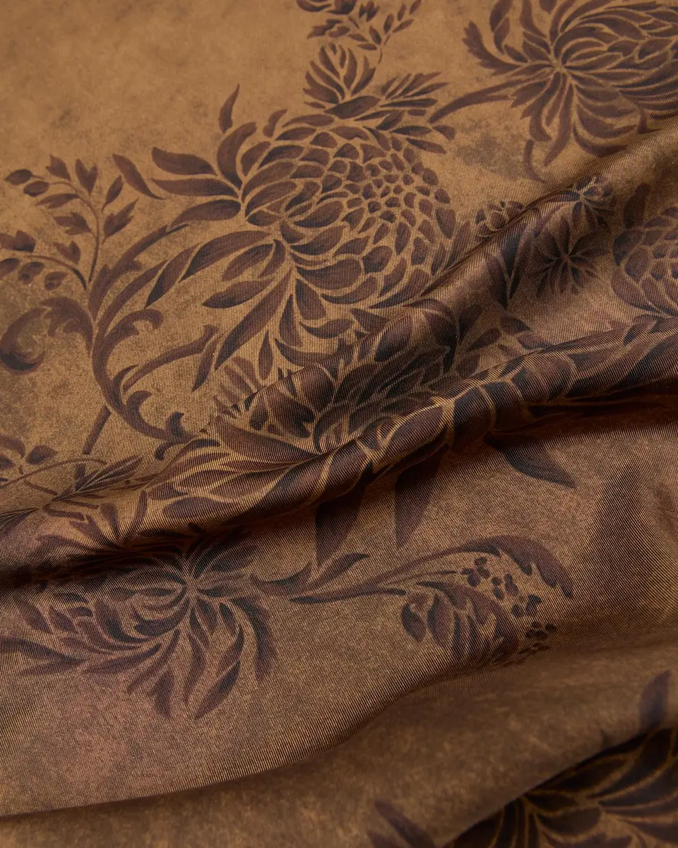 Ferragamo Floral Silk Scarf | Thumbnail 4 Ferragamo Floral Silk Scarf | Thumbnail 4