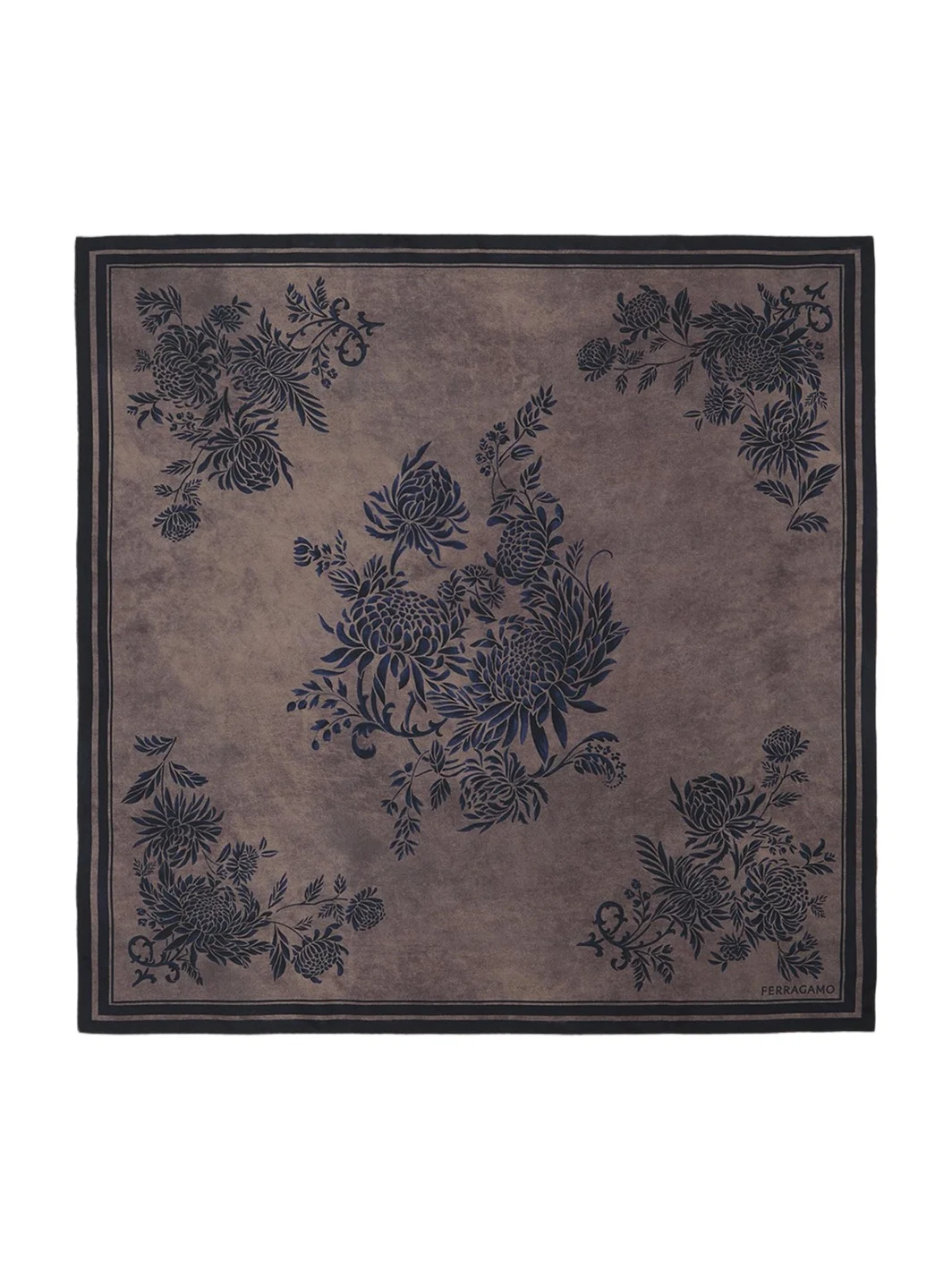 Floral Silk Scarf