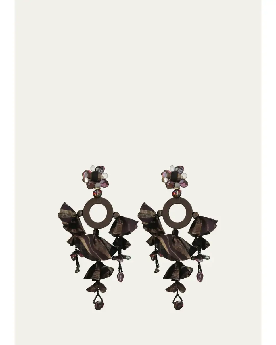 RANJANA KHAN The Veloria Cluster Earrings | Thumbnail 2