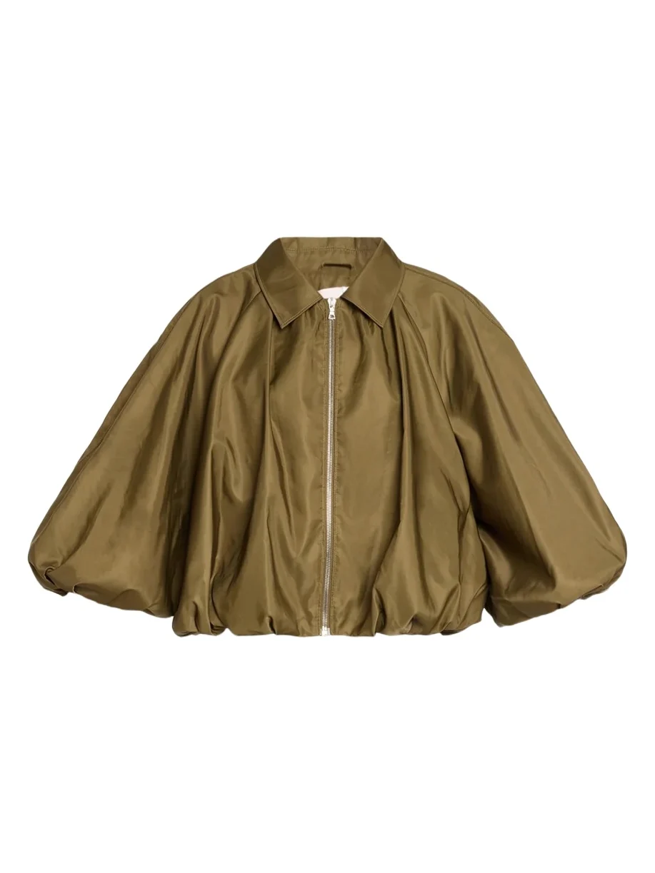 Cinq à Sept Paulina Balloon Bubble-Hem Jacket