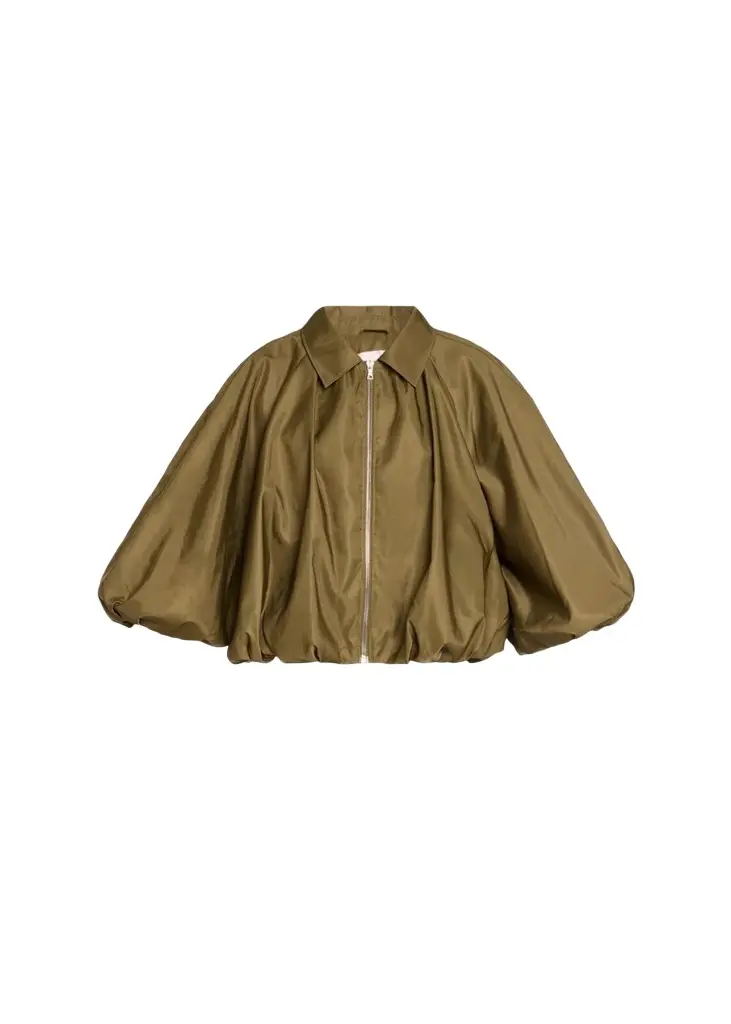 Cinq à Sept Paulina Balloon Bubble-Hem Jacket | Image 1 Cinq à Sept Paulina Balloon Bubble-Hem Jacket | Image 1