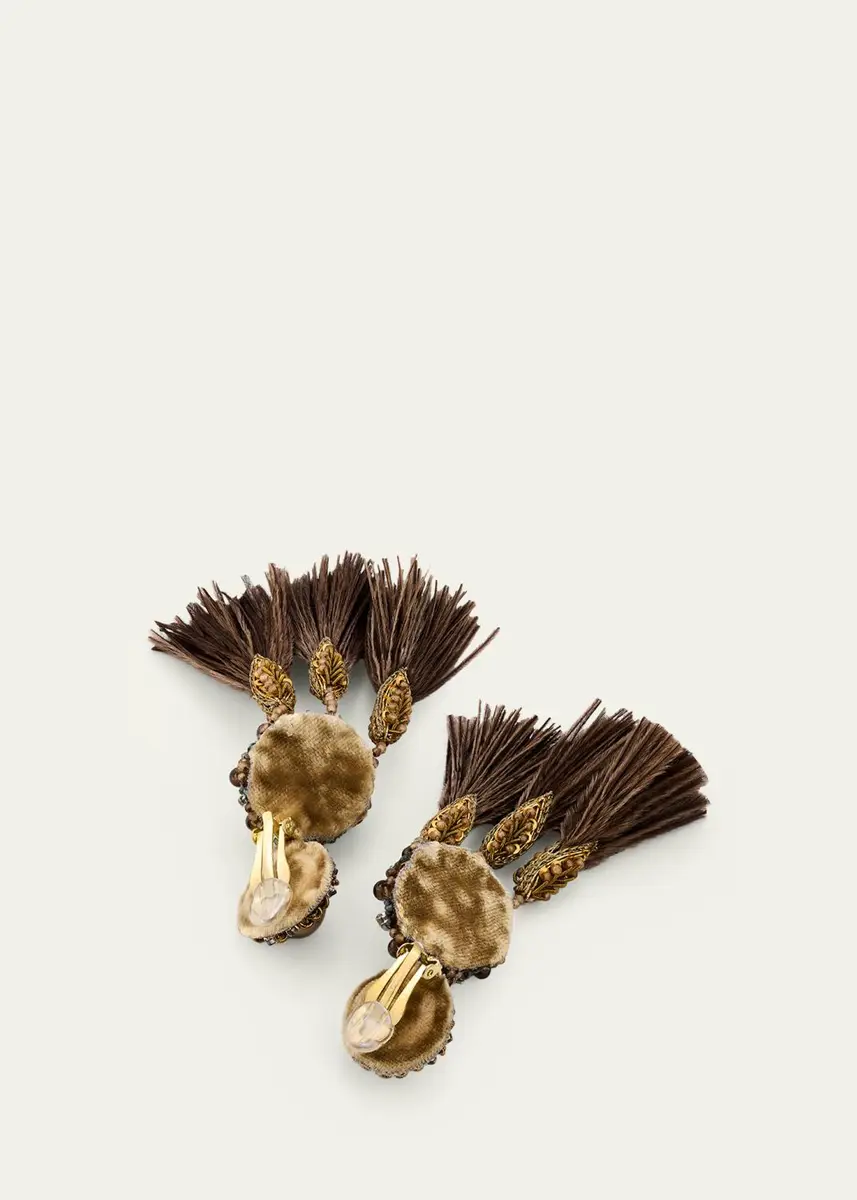 RANJANA KHAN Phoenix Statement Earrings | Thumbnail 4 RANJANA KHAN Phoenix Statement Earrings | Thumbnail 4