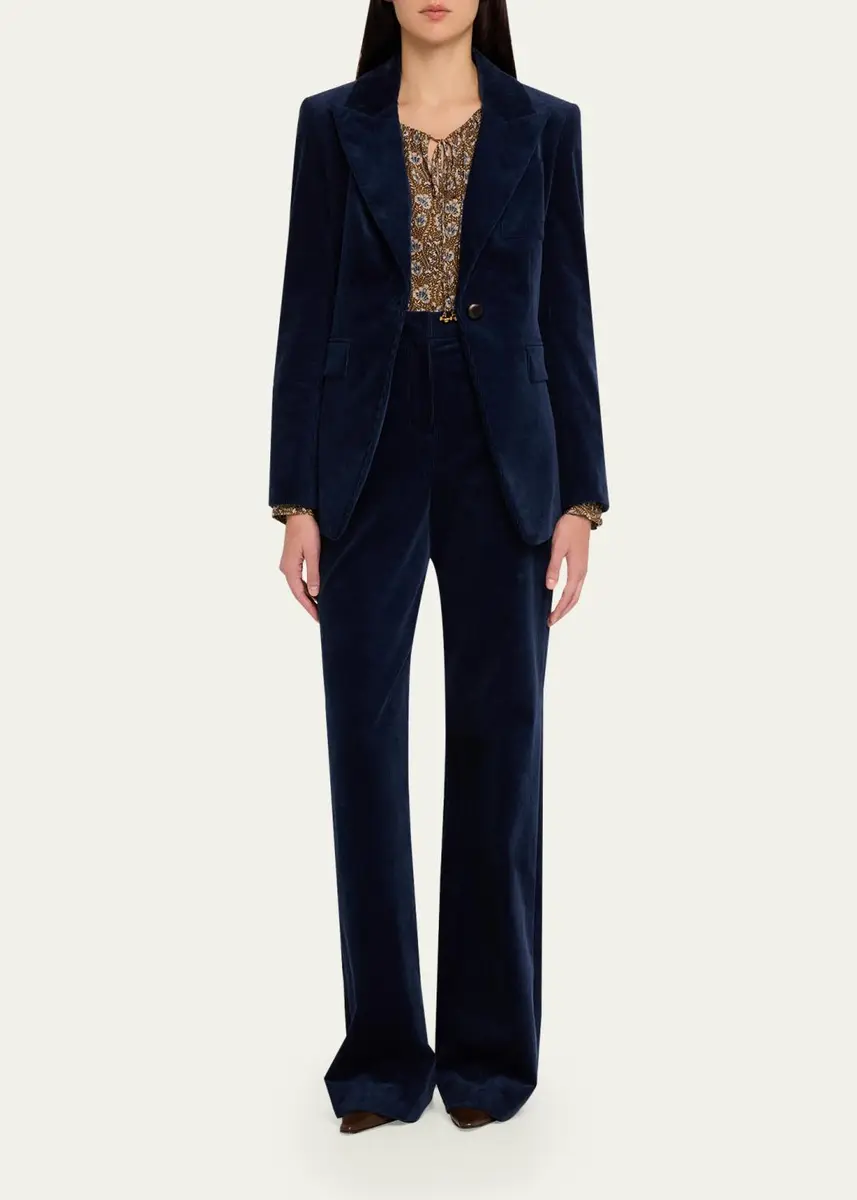 Veronica Beard Holt Corduroy Flare Pants | Thumbnail 2 Veronica Beard Holt Corduroy Flare Pants | Thumbnail 2