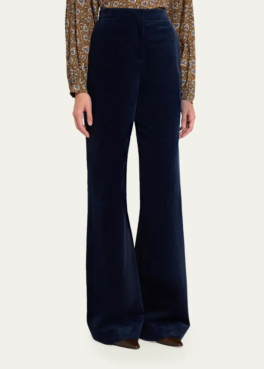 Veronica Beard Holt Corduroy Flare Pants | Thumbnail 4 Veronica Beard Holt Corduroy Flare Pants | Thumbnail 4