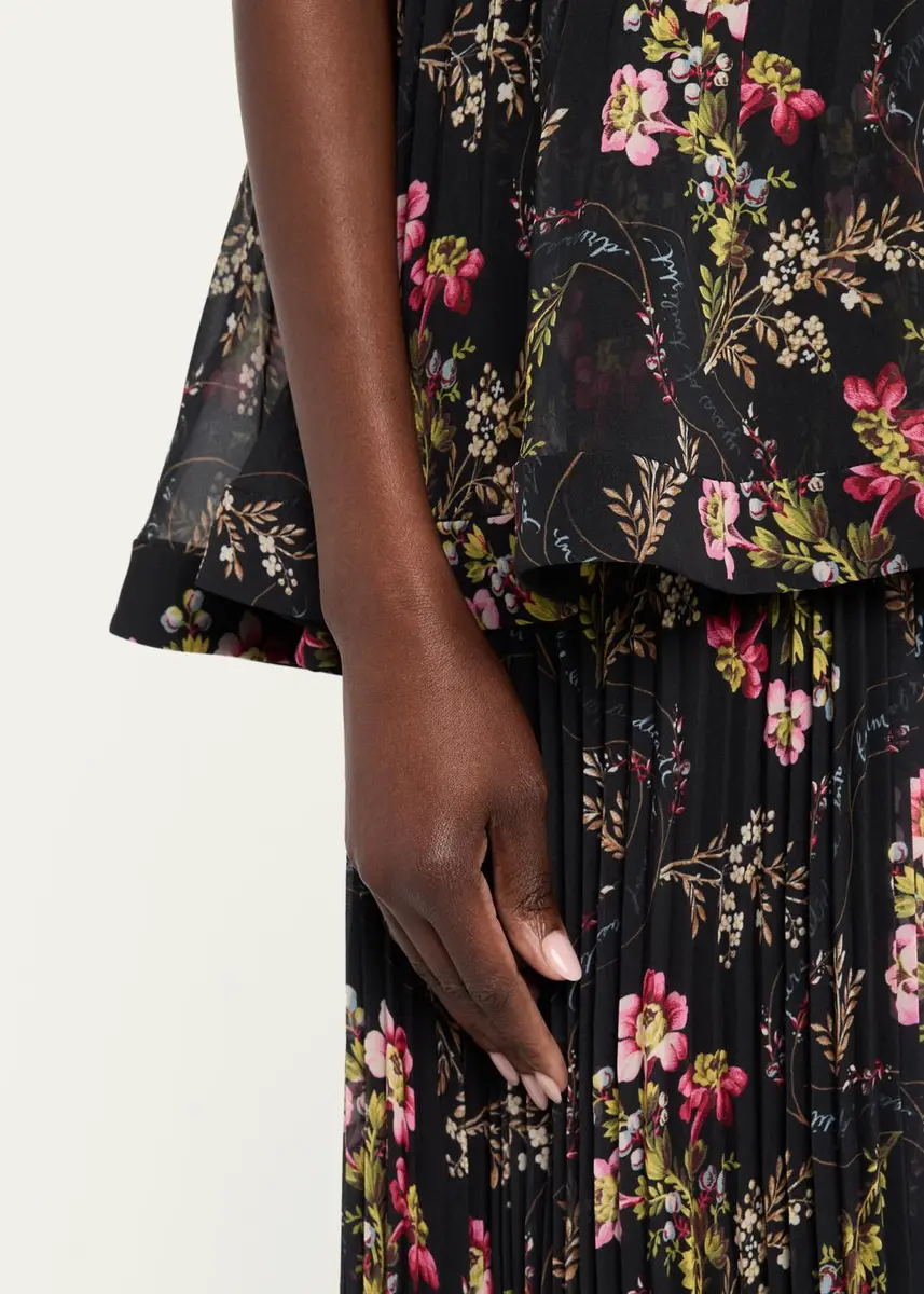 Cinq à Sept Love Letter Floral Strapless Maxi Dress | Thumbnail 5 Cinq à Sept Love Letter Floral Strapless Maxi Dress | Thumbnail 5