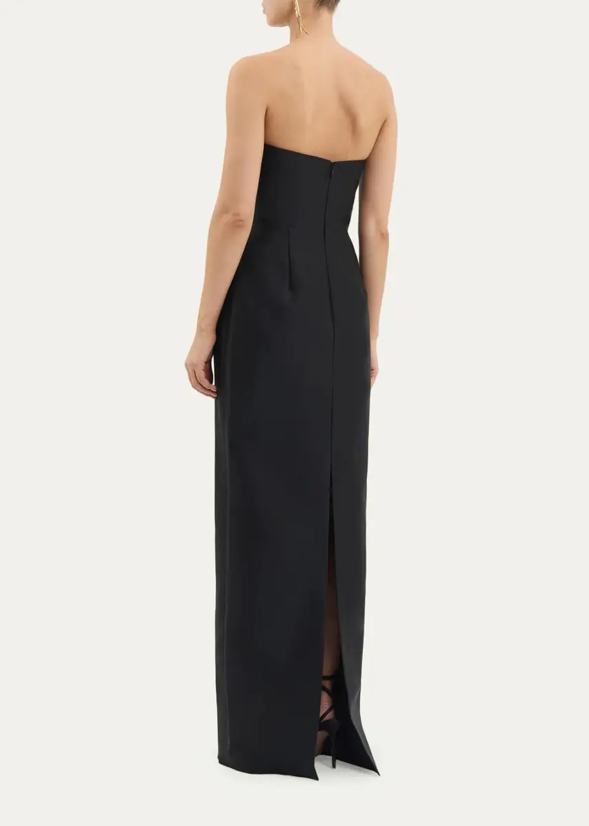 Rebecca Vallance Venus Strapless Bow-Embellished Column Gown | Thumbnail 3 Rebecca Vallance Venus Strapless Bow-Embellished Column Gown | Thumbnail 3
