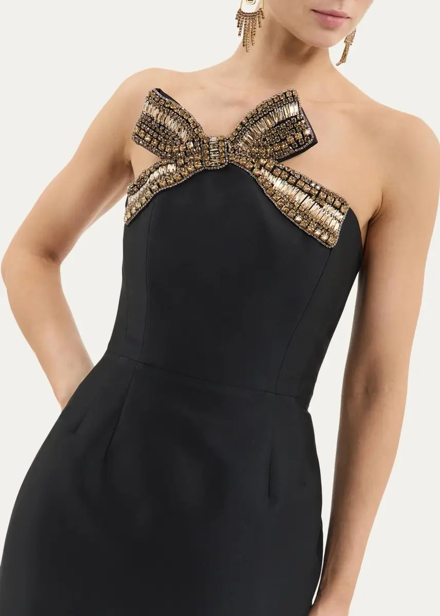 Rebecca Vallance Venus Strapless Bow-Embellished Column Gown | Thumbnail 5 Rebecca Vallance Venus Strapless Bow-Embellished Column Gown | Thumbnail 5