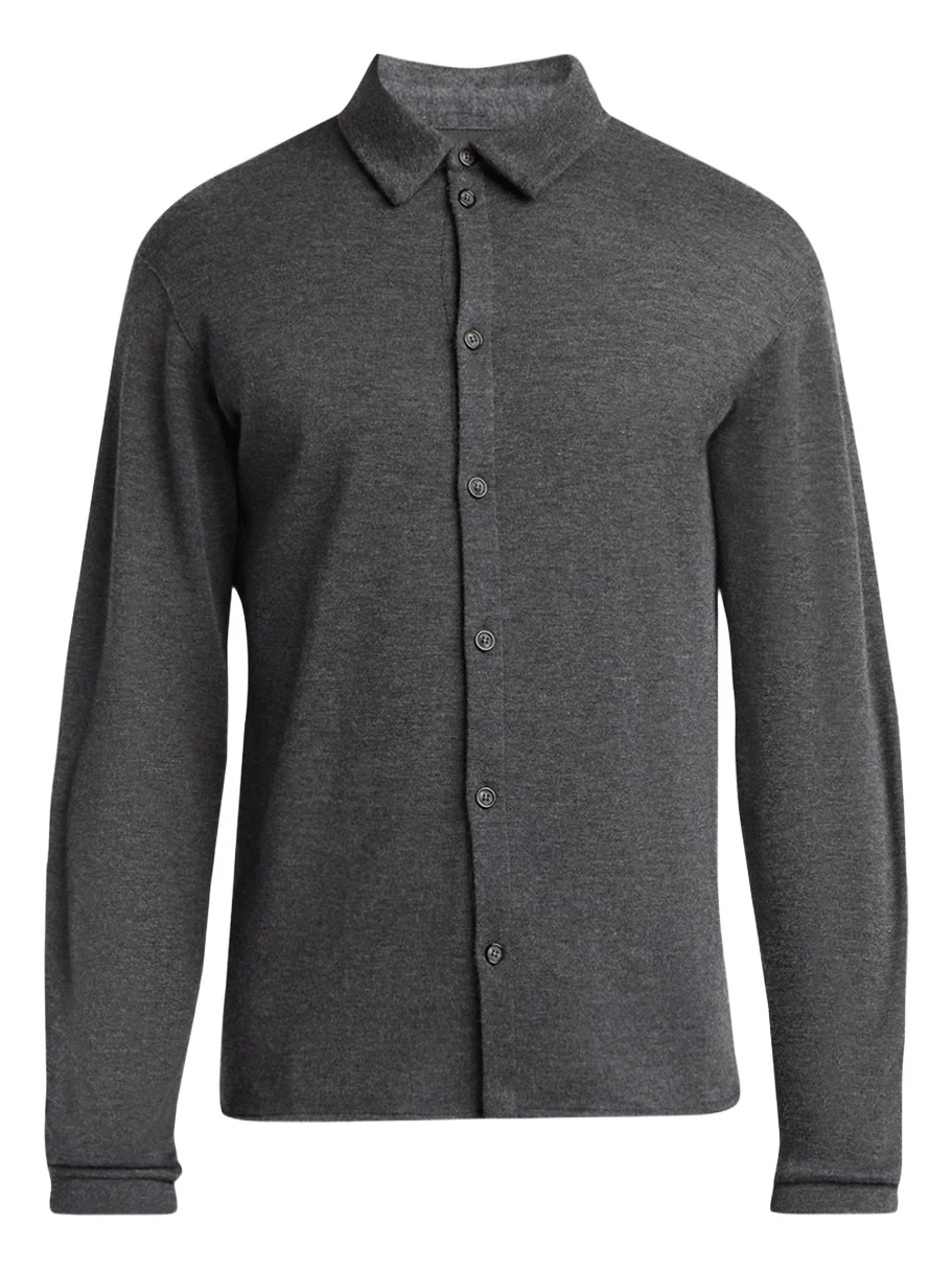 Giorgio Armani Men's Cashmere Button-Down Shirt