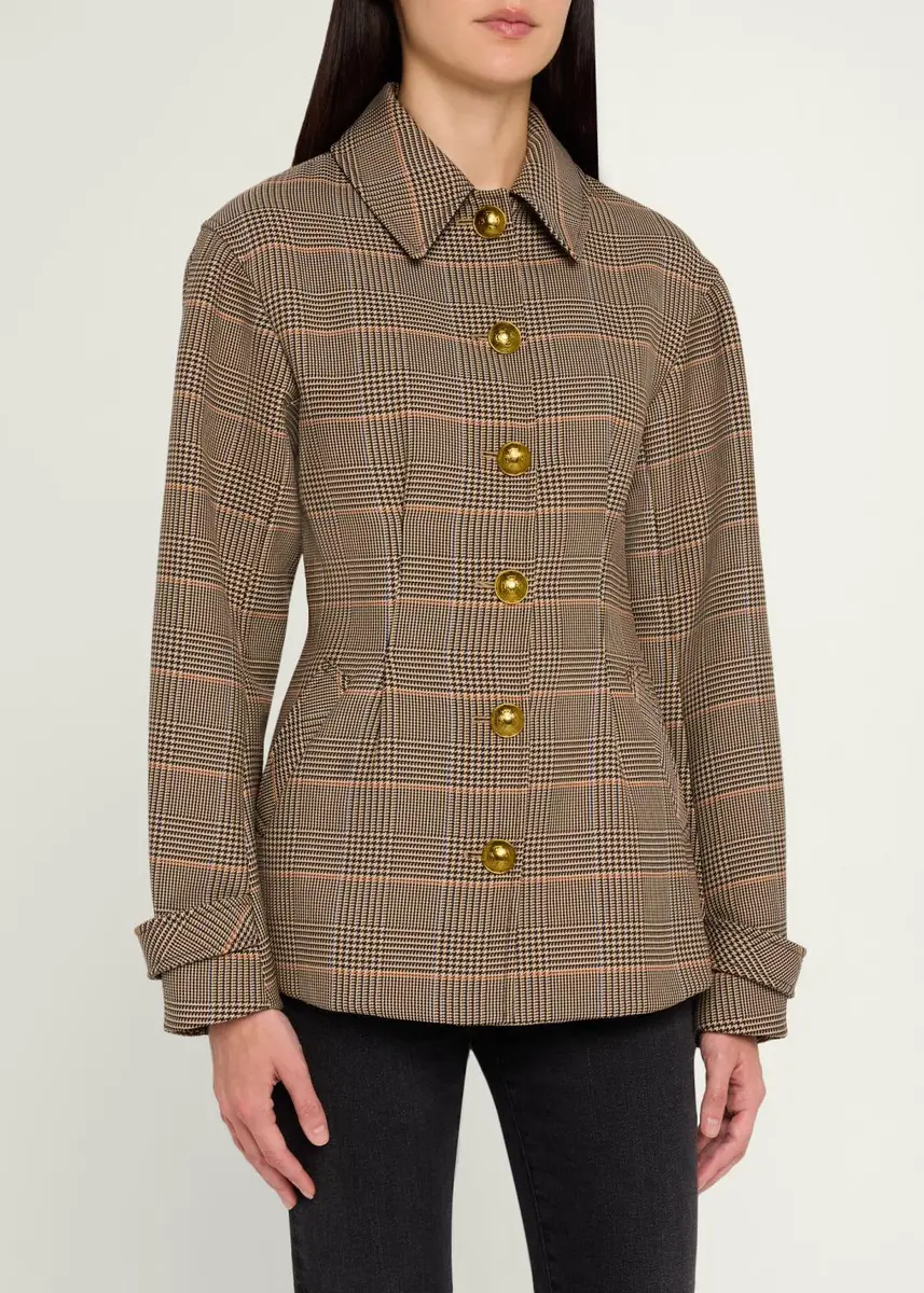 Veronica Beard Severine Plaid Jacket | Thumbnail 4