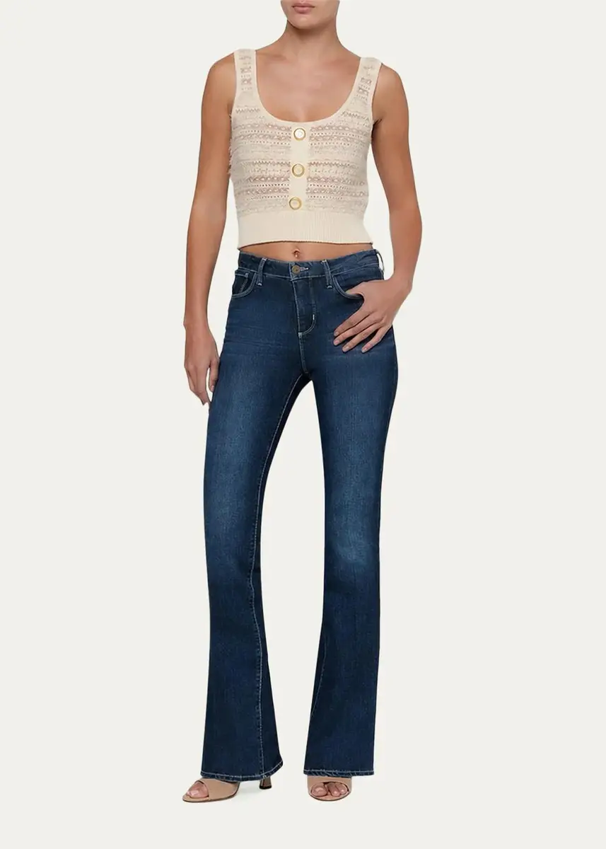 L'Agence Galene Mixed-Stitch Sweater Tank Top | Thumbnail 2 L'Agence Galene Mixed-Stitch Sweater Tank Top | Thumbnail 2