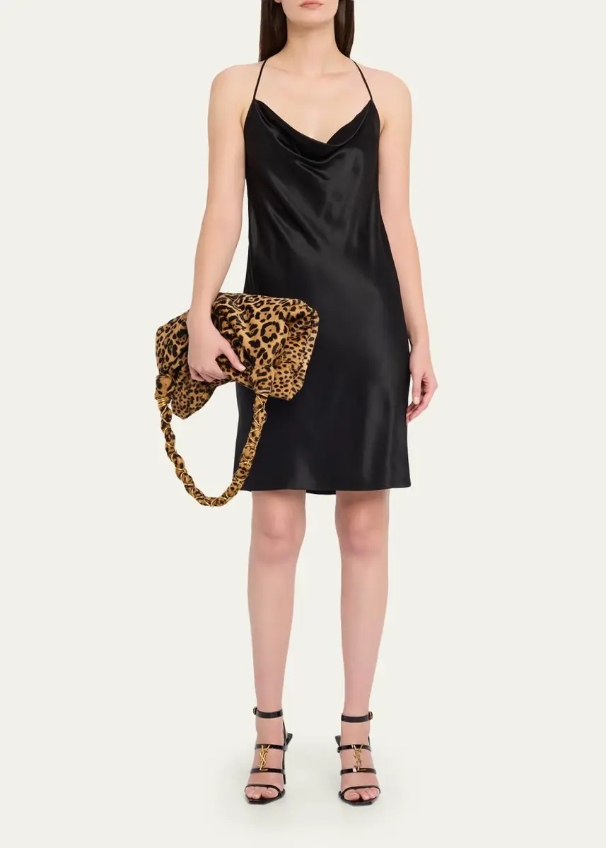 Saint Laurent Amalia Medium Leopard-Print Pony Hair Shoulder Bag | Thumbnail 5