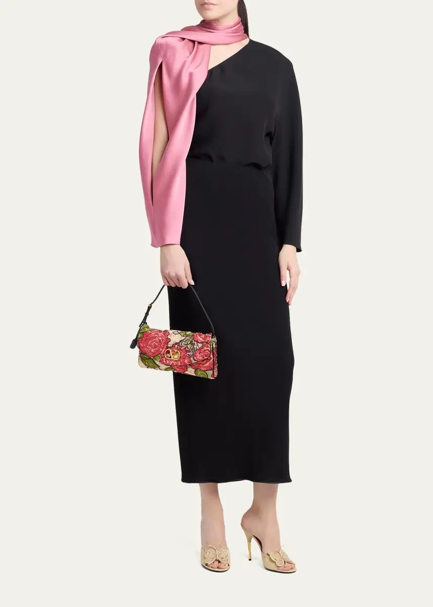 Valentino Garavani Small Floral Jacquard Shoulder Bag | Thumbnail 5
