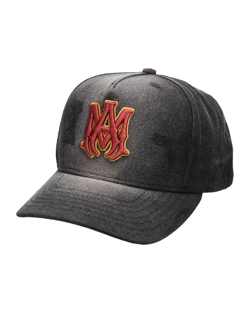 AMIRI MA Distressed Baseball Cap | Image 1 AMIRI MA Distressed Baseball Cap | Image 1