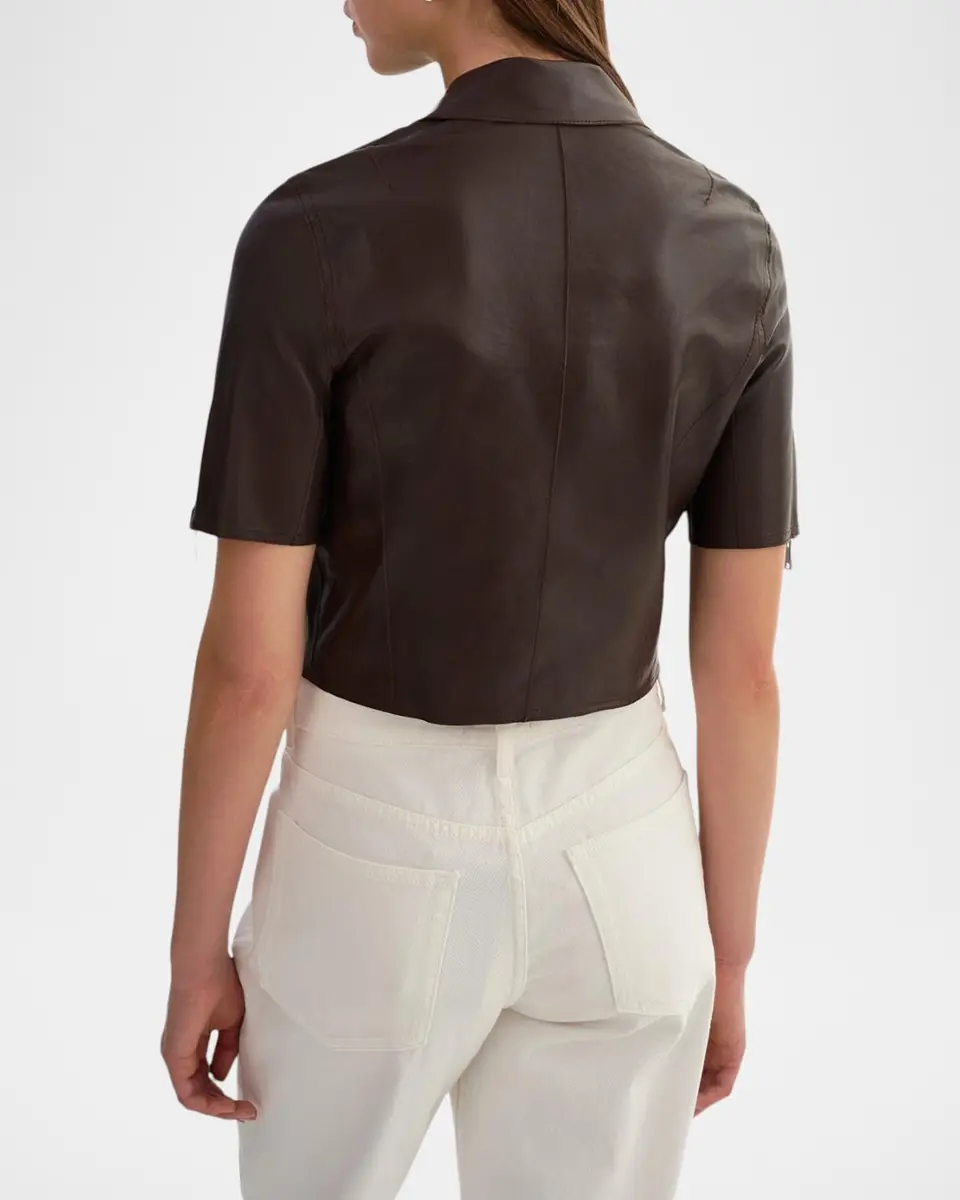 LAMARQUE Sevana Leather Reversible Jacket | Thumbnail 2 LAMARQUE Sevana Leather Reversible Jacket | Thumbnail 2