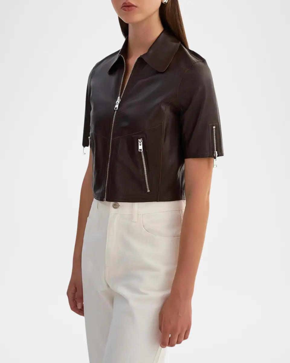 LAMARQUE Sevana Leather Reversible Jacket | Thumbnail 3 LAMARQUE Sevana Leather Reversible Jacket | Thumbnail 3