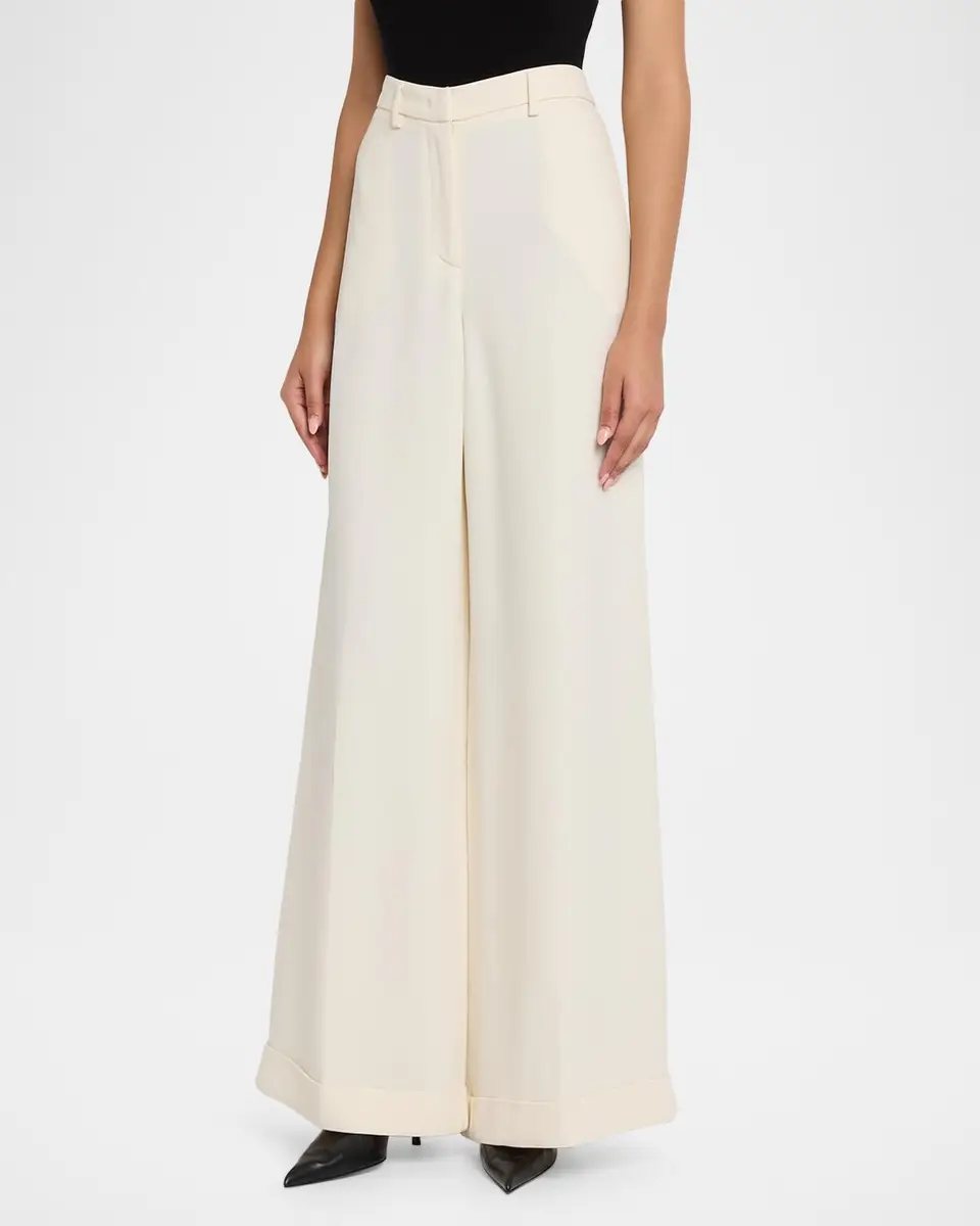 Fabiana Filippi Wide-Leg Cady Pants | Thumbnail 4 Fabiana Filippi Wide-Leg Cady Pants | Thumbnail 4