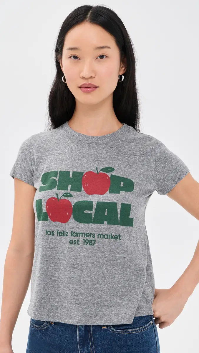 Sunny Somewhere Shop Local Femme Crew Tee | Thumbnail 2 Sunny Somewhere Shop Local Femme Crew Tee | Thumbnail 2