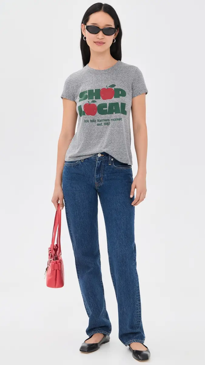 Sunny Somewhere Shop Local Femme Crew Tee | Thumbnail 5 Sunny Somewhere Shop Local Femme Crew Tee | Thumbnail 5