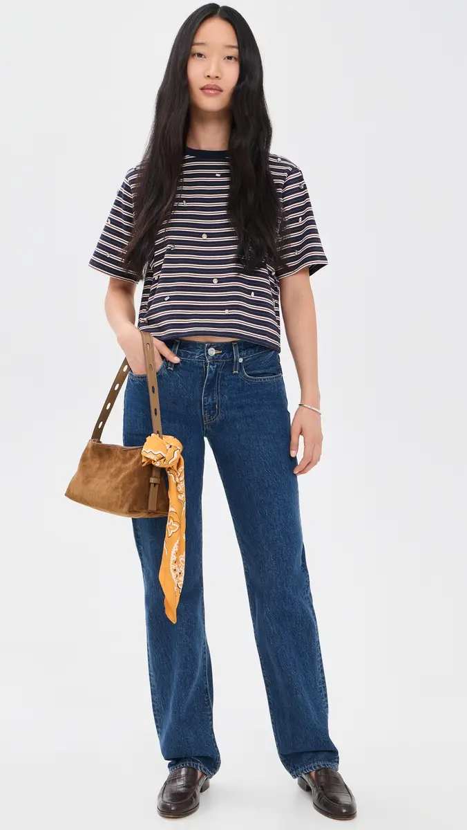Veronica Beard Jean Sebastian Rhinestone Tee | Thumbnail 5 Veronica Beard Jean Sebastian Rhinestone Tee | Thumbnail 5