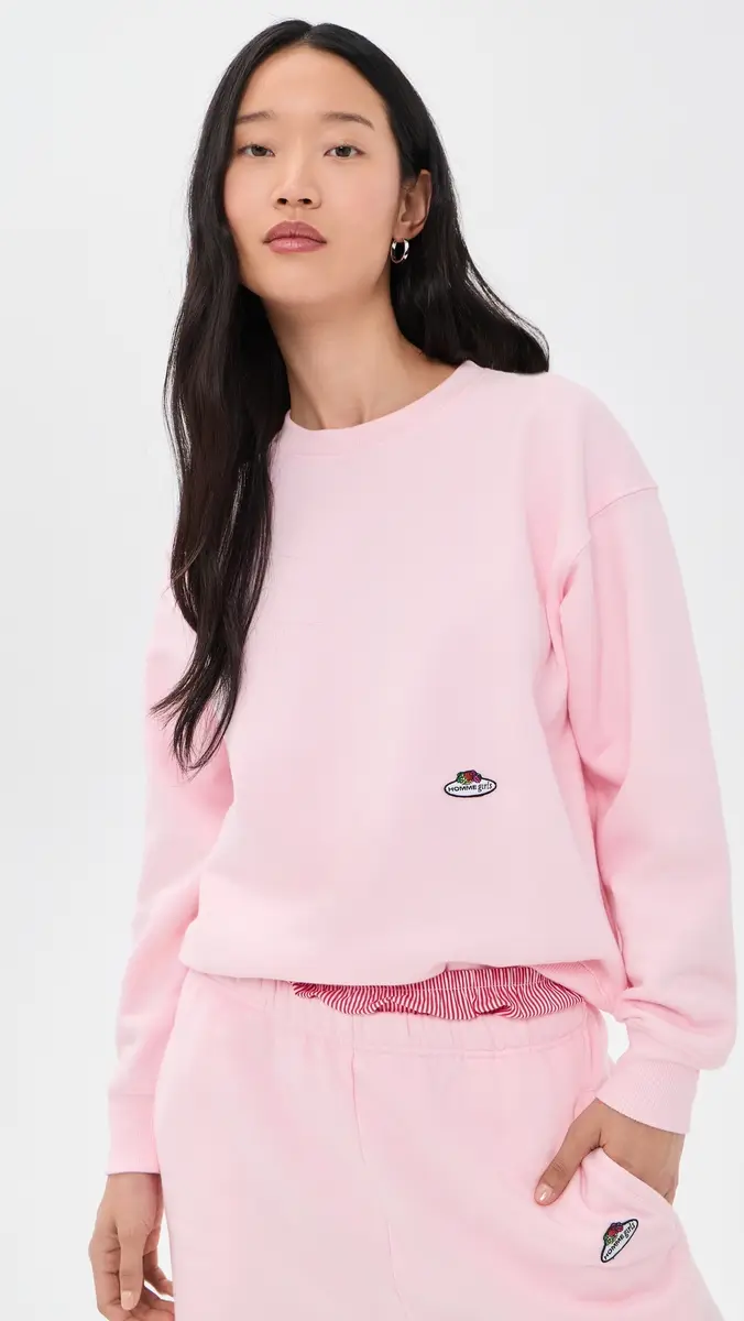 Hommegirls x Fruit of The Loom Crew Neck Sweatshirt | Thumbnail 2 Hommegirls x Fruit of The Loom Crew Neck Sweatshirt | Thumbnail 2