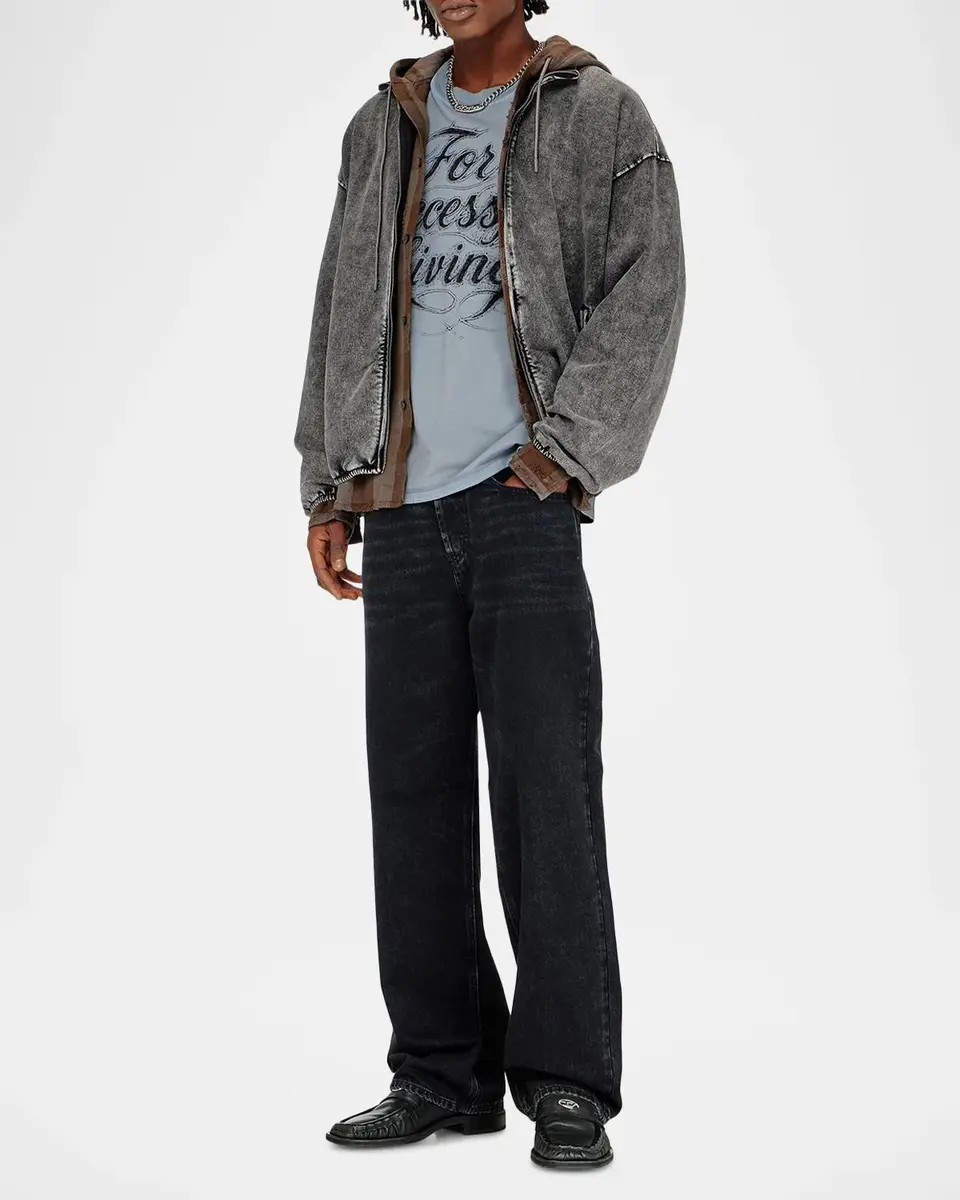 Diesel Men's Corsy Denim-Effect Jacket | Thumbnail 2