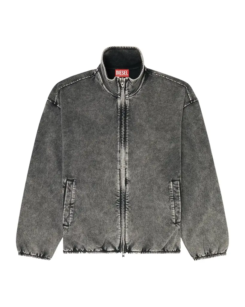 Diesel Men's Corsy Denim-Effect Jacket | Image 1 Diesel Men's Corsy Denim-Effect Jacket | Image 1