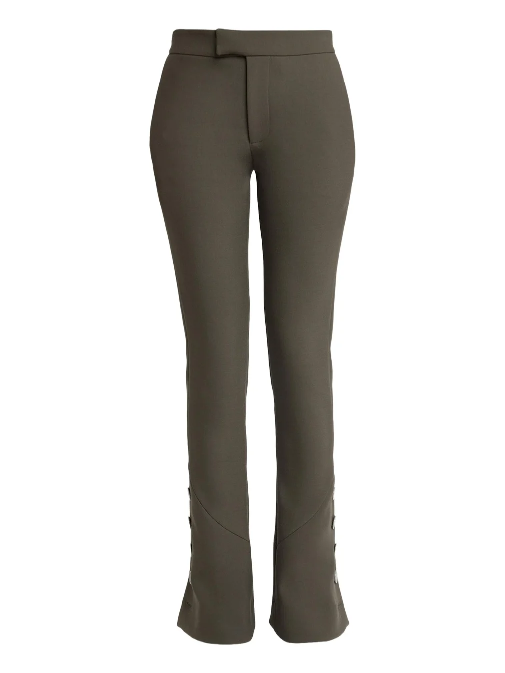 Althea Bi-Stretch Double Wool Buttoned Flare Pants Althea Bi-Stretch Double Wool Buttoned Flare Pants