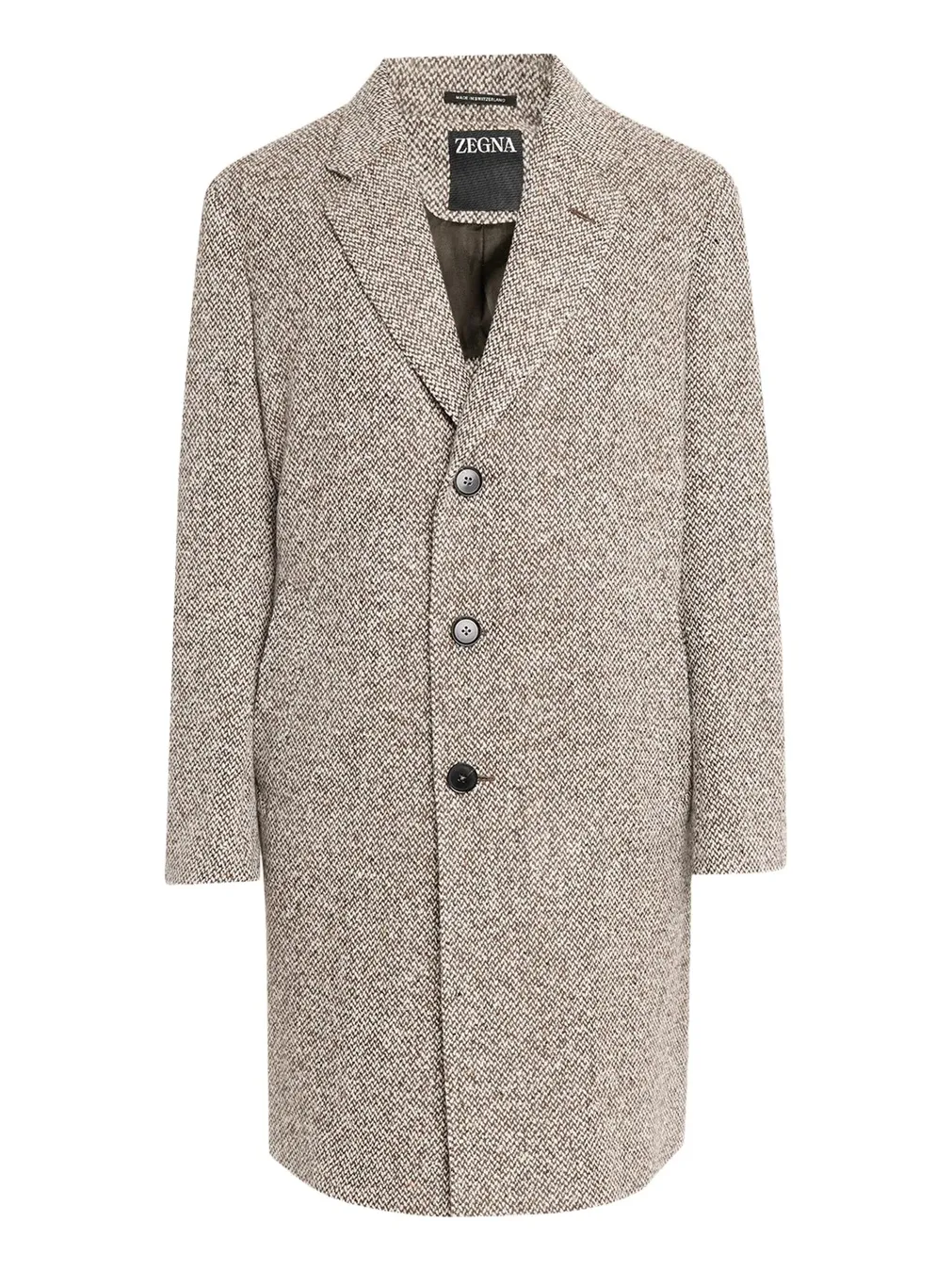Zegna Men's Oasi Cashmere Melange Overcoat