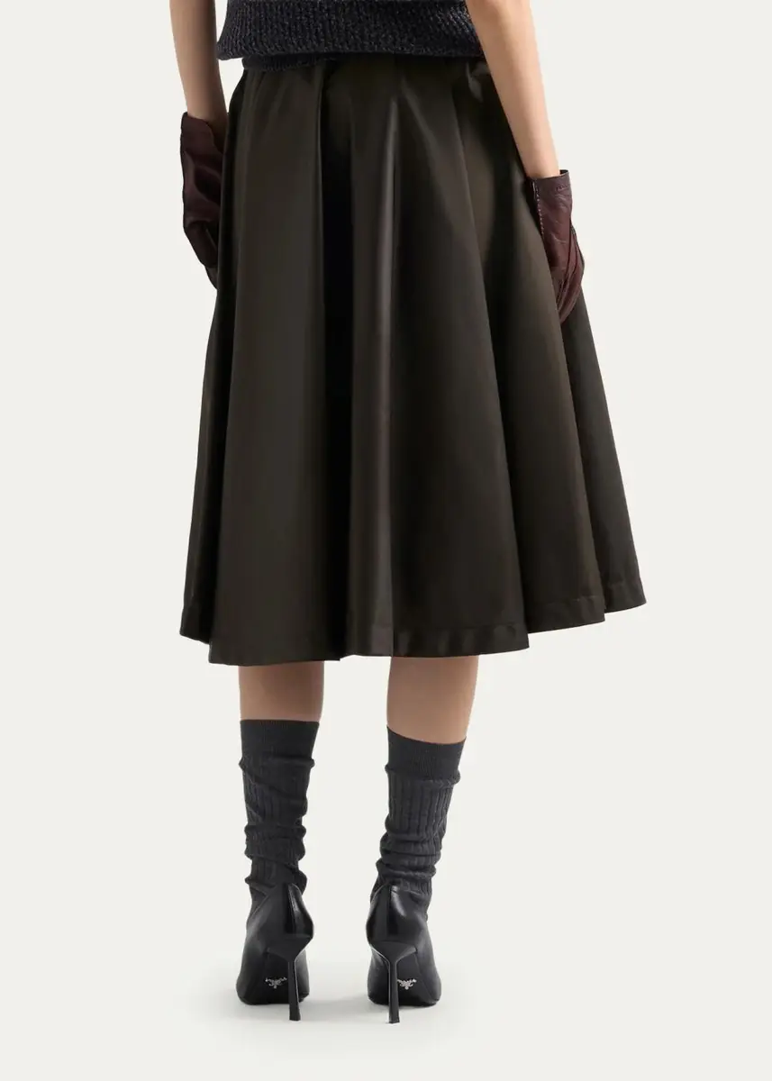 Prada Belted A-Line Skirt | Thumbnail 3