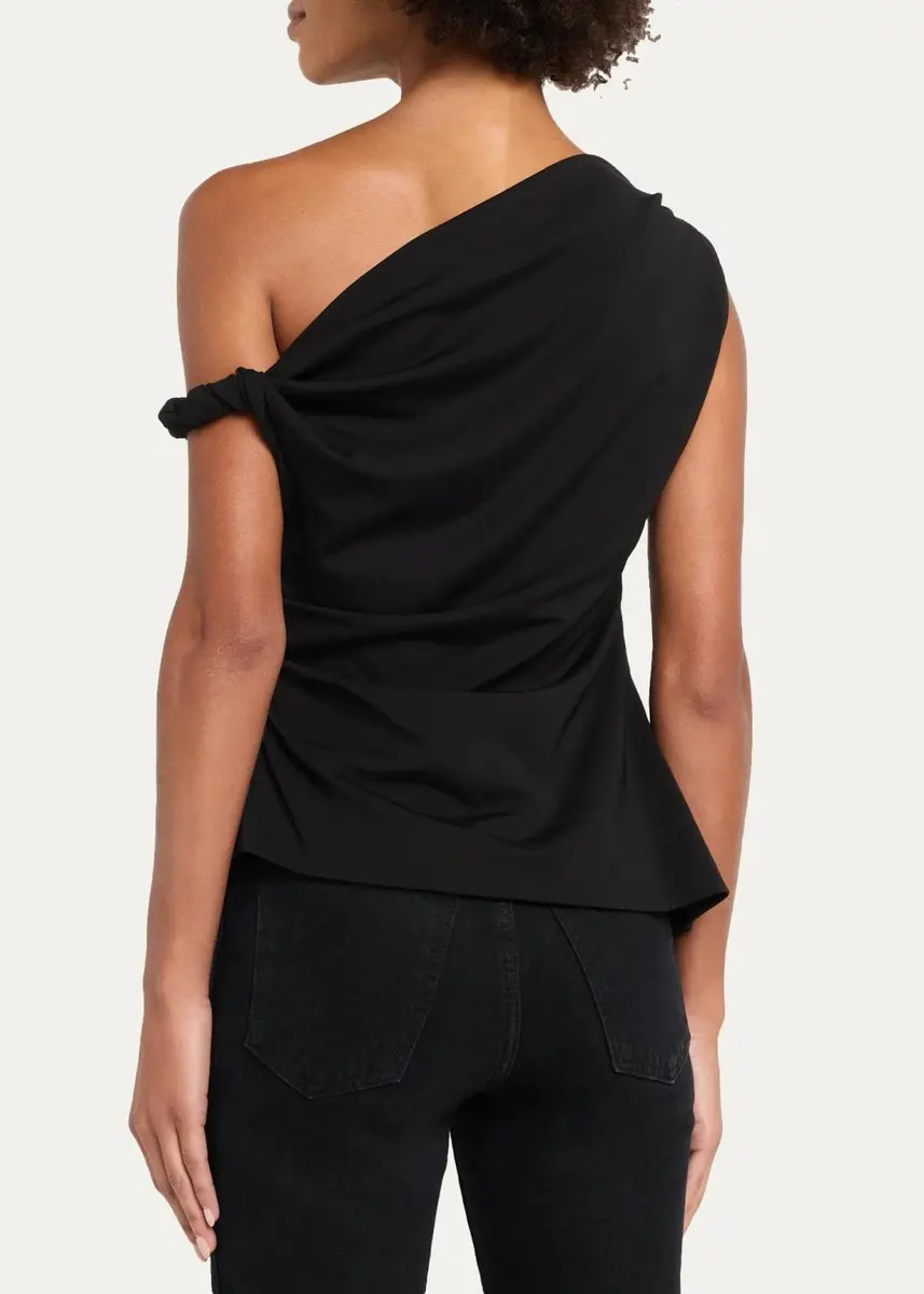 Simkhai Zerra Draped Asymmetric Top | Thumbnail 3 Simkhai Zerra Draped Asymmetric Top | Thumbnail 3