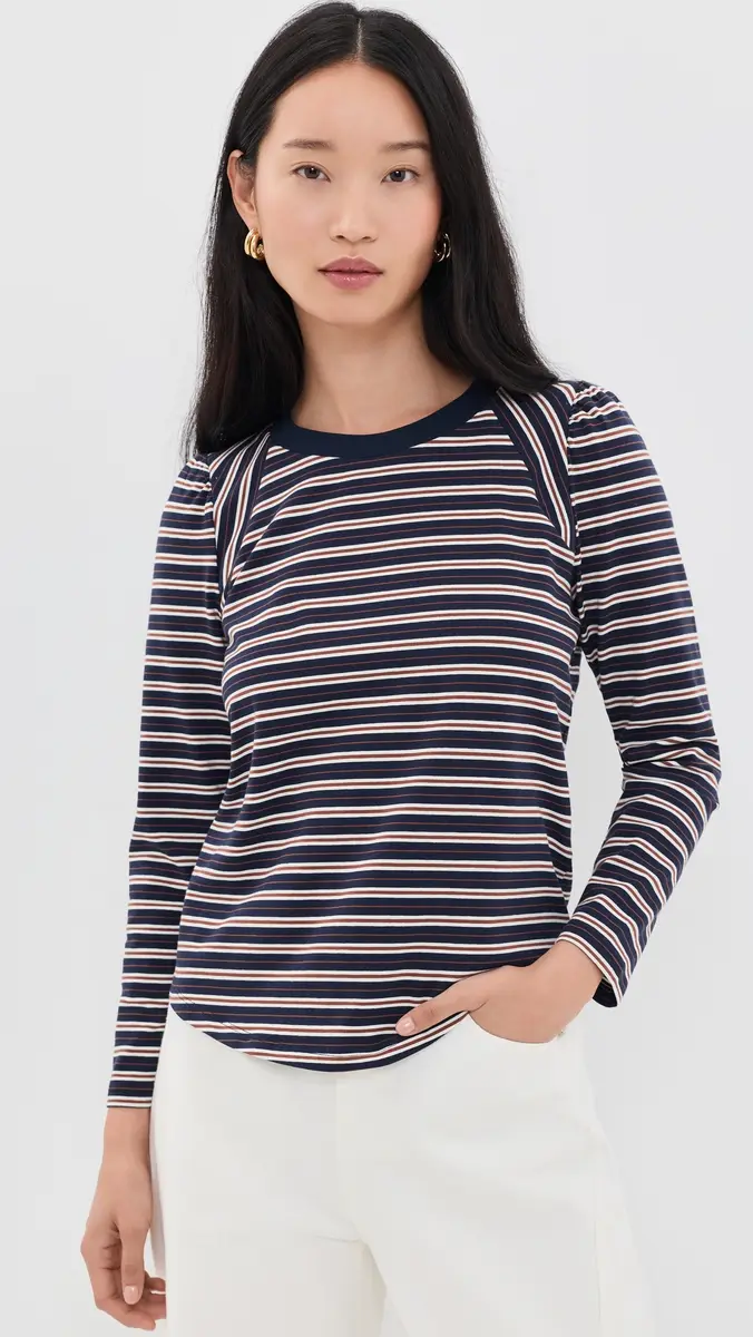 Veronica Beard Jean Mason Baseball Tee | Thumbnail 2