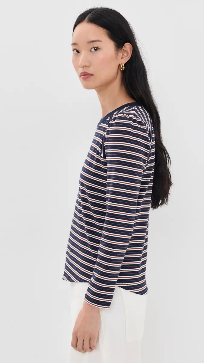 Veronica Beard Jean Mason Baseball Tee | Thumbnail 4