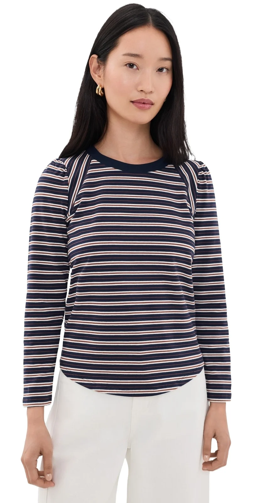 Veronica Beard Jean Mason Baseball Tee